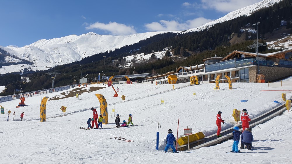 Serfaus-Fiss-Ladis voor beginende wintersporters.